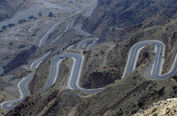 The serpentine road to the Edge of the World