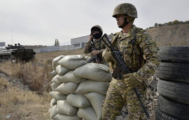 Kyrgyz border guard (Kabar)